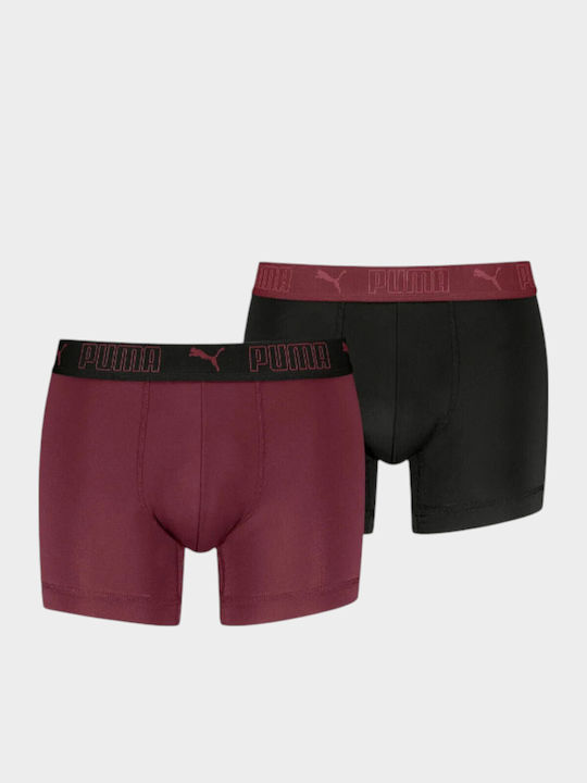 Herren Boxershorts Burgundisch 1Packung