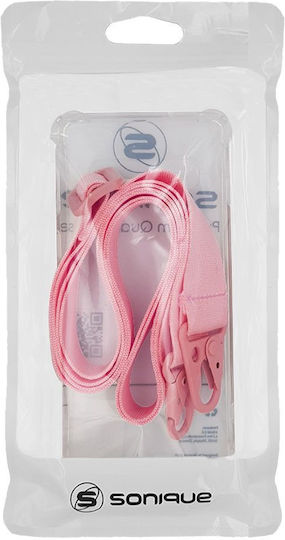 Silicone Case Strap Sonique Armor Clear Oppo Reno13 F 5g Oppo Reno13 Fs 5g Pink