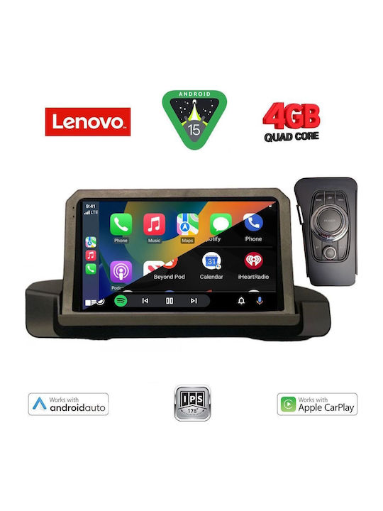 Lenovo Car Audio System for BMW Series 3 2005-2012 (Bluetooth/USB/AUX/WiFi/GPS/Apple-Carplay/Android-Auto) with Touch Screen 9"
