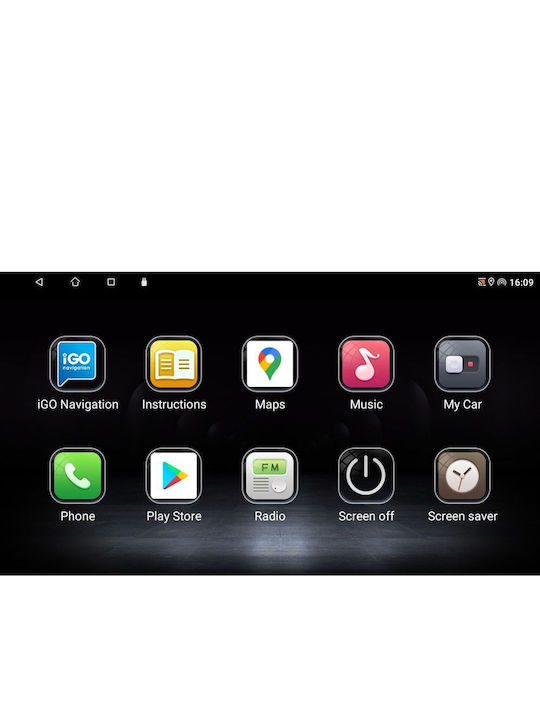 Lenovo Auto-Audiosystem für Mini Kooper 2000-2006 (Bluetooth/USB/AUX/WiFi/GPS/Apple-Carplay/Android-Auto) mit Touchscreen 9"