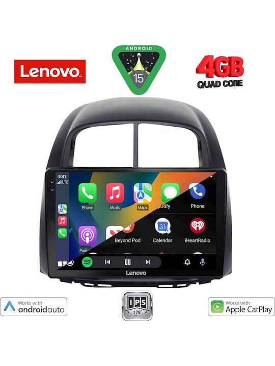 Lenovo Car Audio System for Daihatsu Sirion 2006-2012 (Bluetooth/USB/AUX/WiFi/GPS/Apple-Carplay/Android-Auto) with Touch Screen 10"