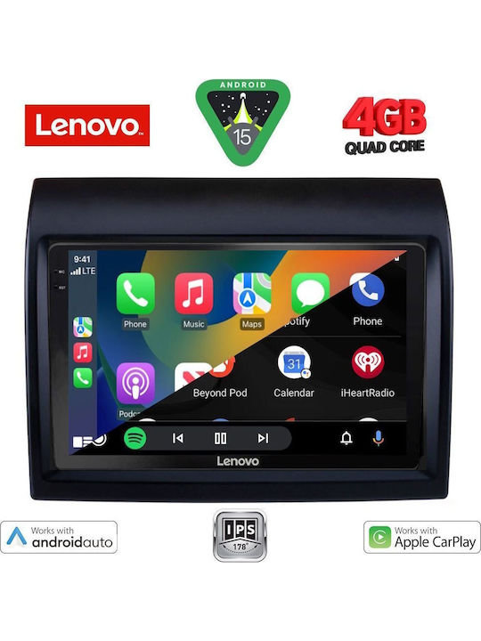 Lenovo Автомобилна Аудио Система (Блутут/USB/AUX/WiFi/GPS/Apple-Carplay/Android-Auto) с Тъчскрийн 9"