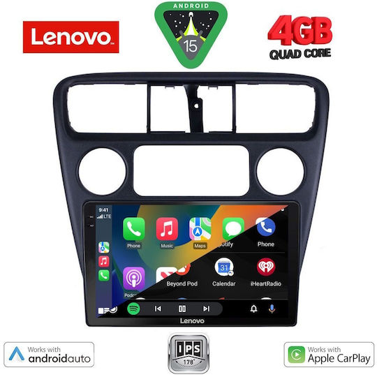 Lenovo Car Audio System for Honda Accord 1998-2004 (Bluetooth/USB/AUX/WiFi/GPS/Apple-Carplay/Android-Auto) with Touch Screen 9"