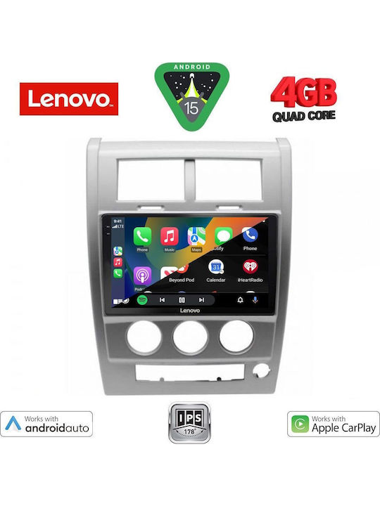 Lenovo Car Audio System for Jeep Cherokee / Liberty 2007-2014 (Bluetooth/USB/AUX/WiFi/GPS/Apple-Carplay/Android-Auto) with Touch Screen 10"
