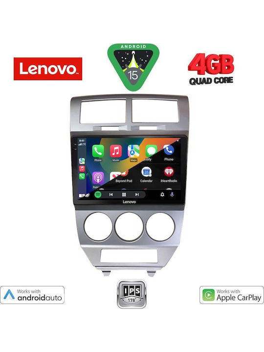 Lenovo Car Audio System Dodge Caliber 2006-2012 (Bluetooth/USB/AUX/WiFi/GPS/Apple-Carplay/Android-Auto) with Touch Screen 10"