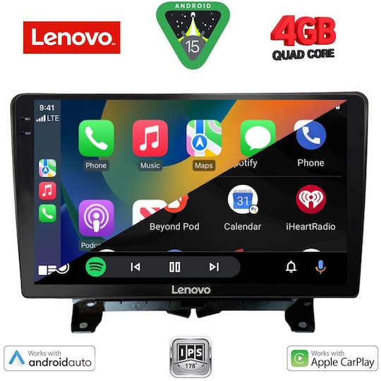 Lenovo Ηχοσύστημα Αυτοκινήτου για Land Rover Discovery / Range Rover Sport 2004-2009 (Bluetooth/USB/AUX/WiFi/GPS/Apple-Carplay/Android-Auto) με Οθόνη Αφής 9"