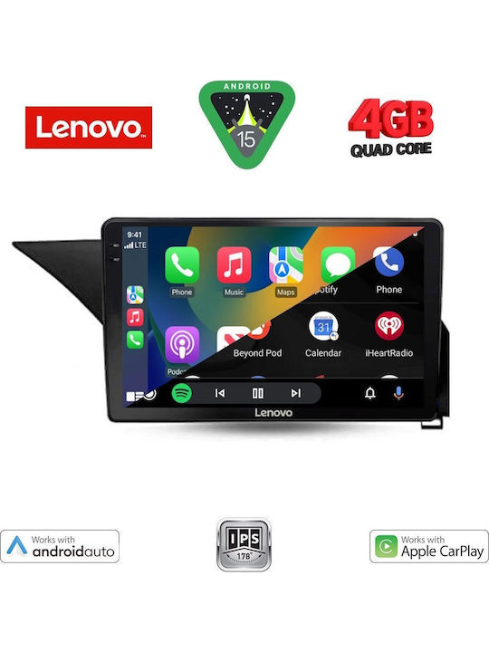 Lenovo Car Audio System for Mercedes-Benz E Class 2009-2016 (Bluetooth/USB/AUX/WiFi/GPS/Apple-Carplay/Android-Auto) with Touch Screen 10"