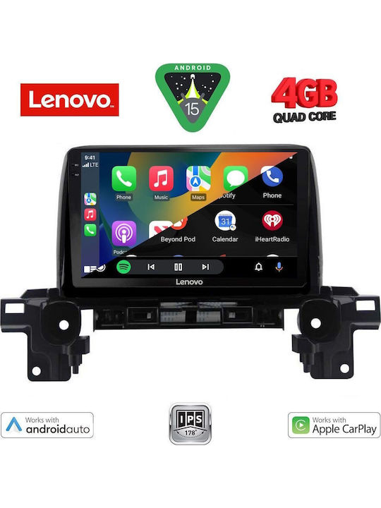Lenovo Car Audio System for Mazda CX-5 2017 (Bluetooth/USB/AUX/WiFi/GPS/Apple-Carplay/Android-Auto) with Touch Screen 9"