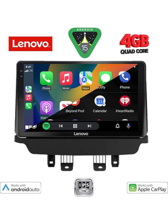 Lenovo Car Audio System for Mazda CX-3 2014 (Bluetooth/USB/AUX/WiFi/GPS/Apple-Carplay/Android-Auto) with Touch Screen 9"