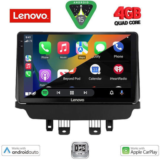 Lenovo Ηχοσύστημα Αυτοκινήτου για Mazda CX-3 2014 (Bluetooth/USB/AUX/WiFi/GPS/Apple-Carplay/Android-Auto) με Οθόνη Αφής 9"