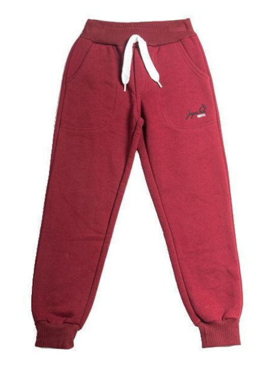 Παιδικό Παντελόνι Φόρμας Μπορντό Winter Basic Pant