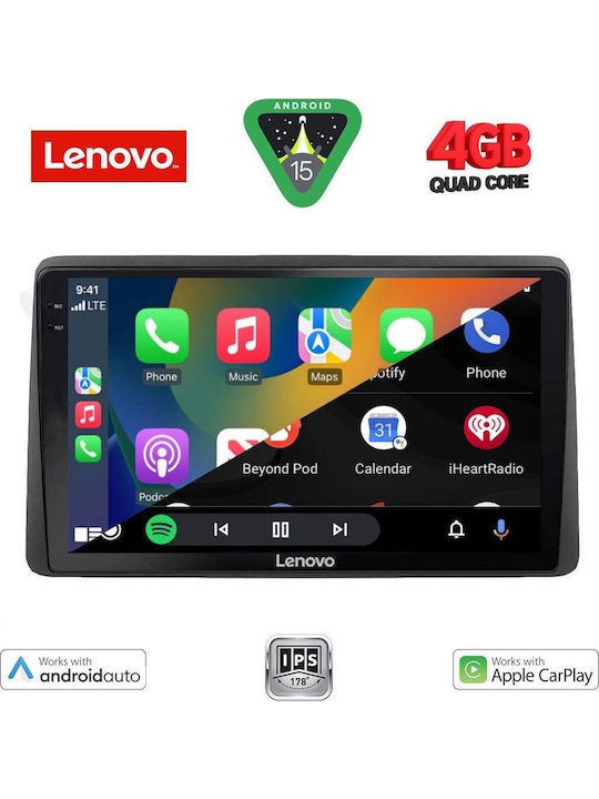 Lenovo Car Audio System for Nissan Juke 2021 (Bluetooth/USB/AUX/WiFi/GPS/Apple-Carplay/Android-Auto) with Touch Screen 10"