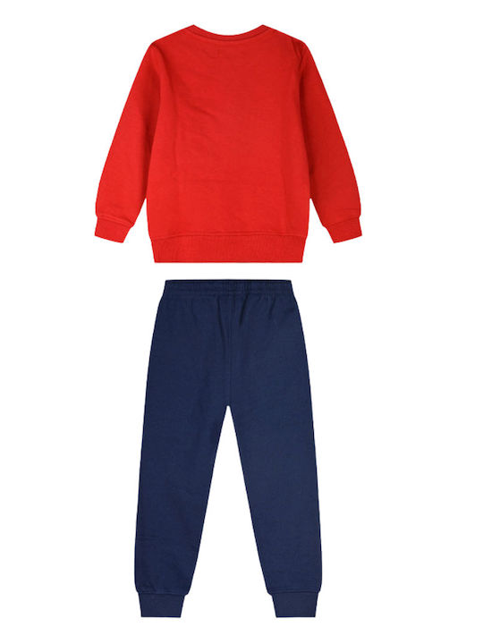 Kids Tracksuits Red/Blue Maren 2 Pieces