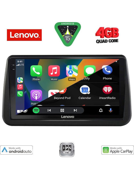 Lenovo Car Audio System for Opel Meriva 2010-2017 (Bluetooth/USB/AUX/WiFi/GPS/Apple-Carplay/Android-Auto) with Touch Screen 9"
