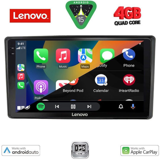 Lenovo Ηχοσύστημα Αυτοκινήτου για Toyota Raize 2020 (Bluetooth/USB/AUX/WiFi/GPS/Apple-Carplay/Android-Auto) με Οθόνη Αφής 10"