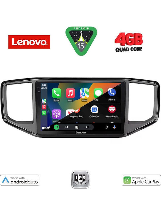 Lenovo Car Audio System for Volkswagen Amarok 2017-2022 (Bluetooth/USB/AUX/WiFi/GPS/Apple-Carplay/Android-Auto) with Touch Screen 9"
