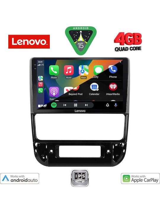 Lenovo Car Audio System for Peugeot 406 1998-2004 (Bluetooth/USB/AUX/WiFi/GPS/Apple-Carplay/Android-Auto) with Touch Screen 9"