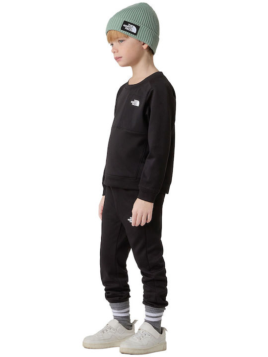 Kids Tracksuits Fleece Set Black