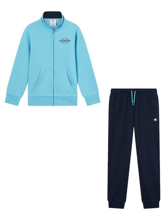Kids Sweatpants Set Light Blue 2 Pieces