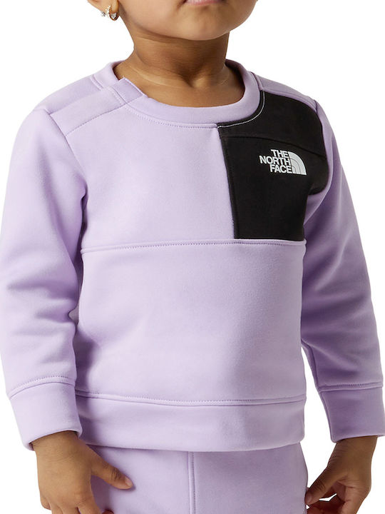 Set Trening Pentru Copii Violet 2 Bucăți Performance Fleece Twopiece Set