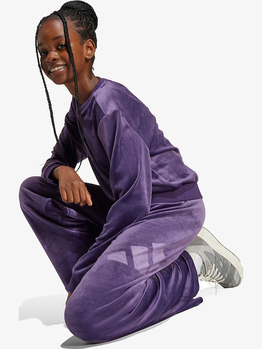 Kids Sweatpants Purple Essentials
