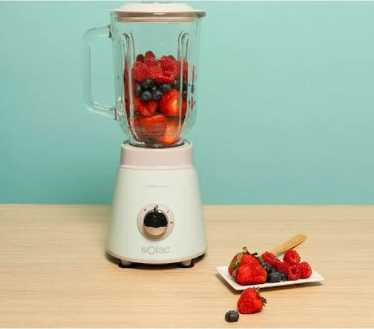 Solac Blender With Glass Jug 1.5 L 1000W Blue BV5734