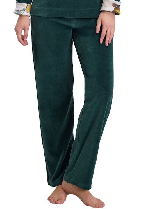 GoldenBay Set Pijamale pentru Femei Dark Green