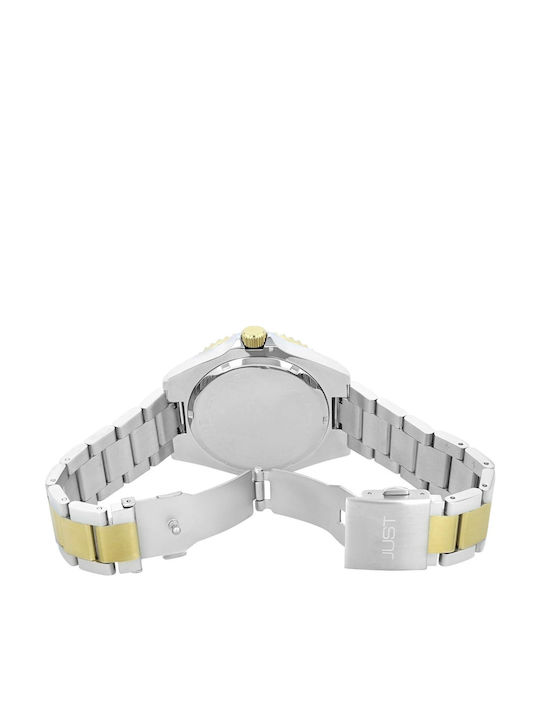Just Watch Uhr Batterie mit Metallarmband