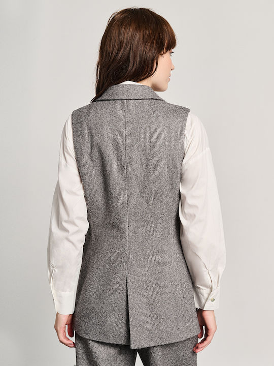 Staff Lang Damen Blazer Gray