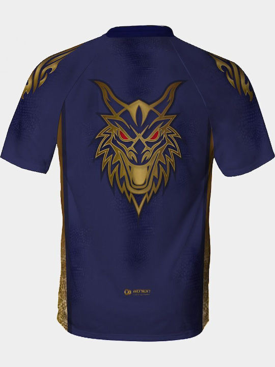 Athlon Short Sleeve Shirt 170-1865 for Muay Thai Blue