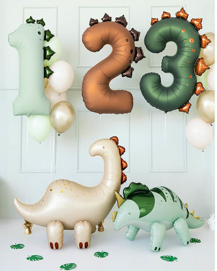 Balloon Jumbo Number 3 Green 92cm