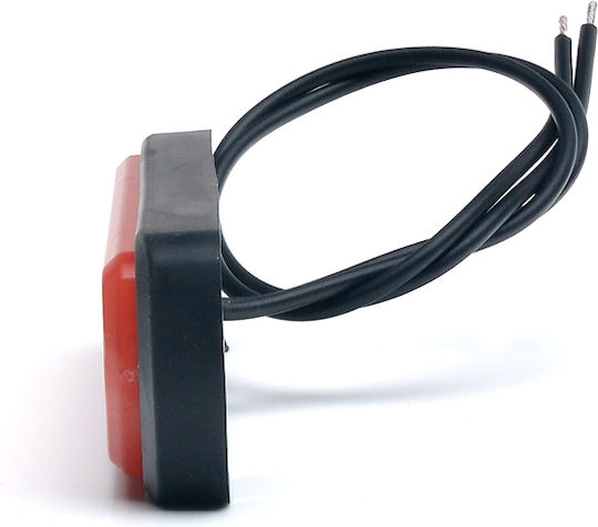 Lumină de poziție LED 1342 W189n 12v-24v roșu Was