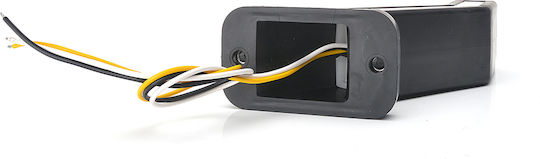 Lumină de poziție LED braț 1259l W168.6dd 12v-24v alb roșu portocaliu semnal de viraj stânga