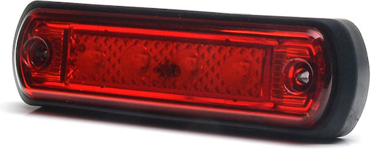 Led Position Light 1339 W189 12v-24v Red Was