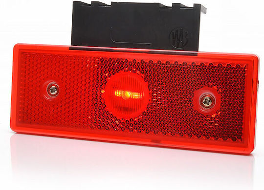 Lumină de poziție LED 1413 W201 12v-24v roșu Was