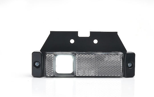 Led Position Light 1237 W45ns 12v-24v White Was