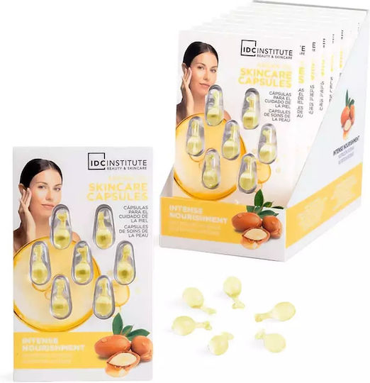 IDC Institute Argan Oil Skin Capsules Serum Face for Nourishment 7x0.34ml