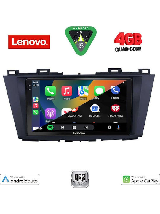 Lenovo Car Audio System for Mazda 5 2011 (Bluetooth/USB/AUX/WiFi/GPS/Apple-Carplay/Android-Auto) with Touch Screen 9"