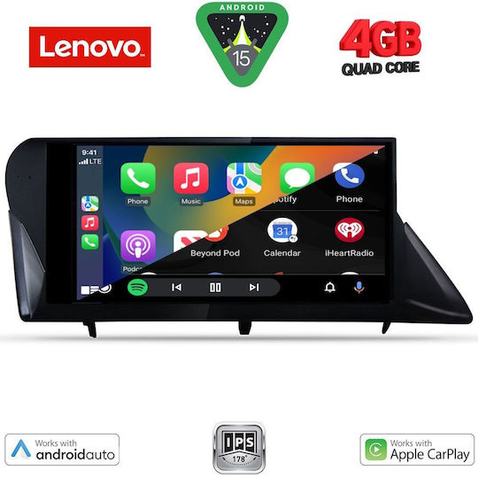Lenovo Ηχοσύστημα Αυτοκινήτου για Lexus RX 2009-2014 (Bluetooth/USB/AUX/WiFi/GPS/Apple-Carplay/Android-Auto) με Οθόνη Αφής 9"