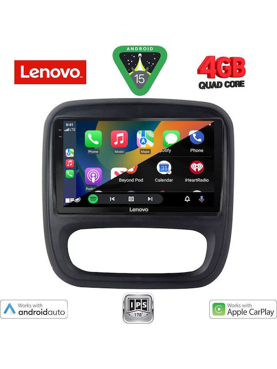 Lenovo Автомобилна Аудио Система (Блутут/USB/AUX/WiFi/GPS/Apple-Carplay/Android-Auto) с Тъчскрийн 9"