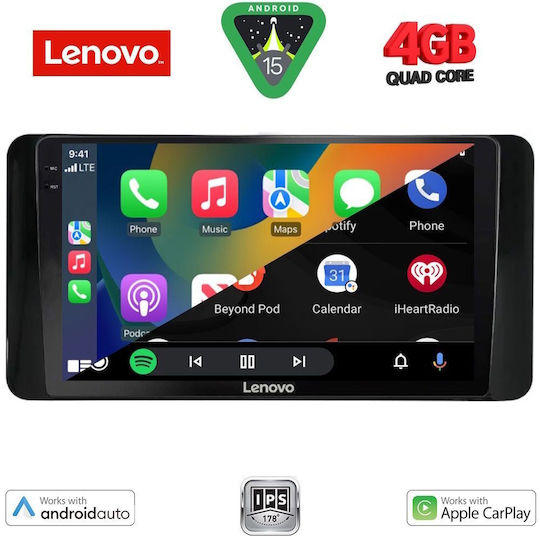 Lenovo Car Audio System for Skoda Kamiq 2018 (Bluetooth/USB/AUX/WiFi/GPS/Apple-Carplay/Android-Auto) with Touch Screen 10"