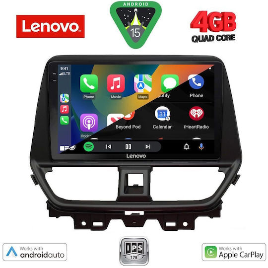 Lenovo Car Audio System for Suzuki Baleno 2022 (Bluetooth/USB/AUX/WiFi/GPS/Apple-Carplay/Android-Auto) with Touch Screen 9"