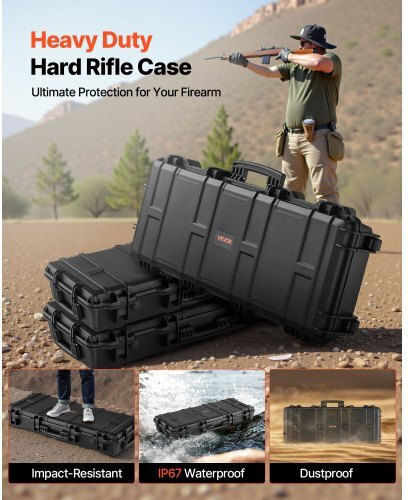 Vevor Black Carbine Case 91.4cm