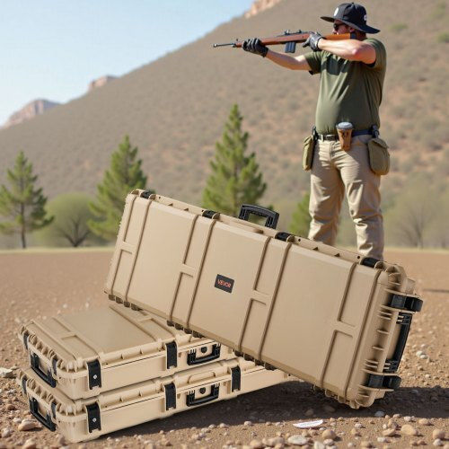 Vevor Βαλίτσα για Καραμπίνα Χακί 132cm