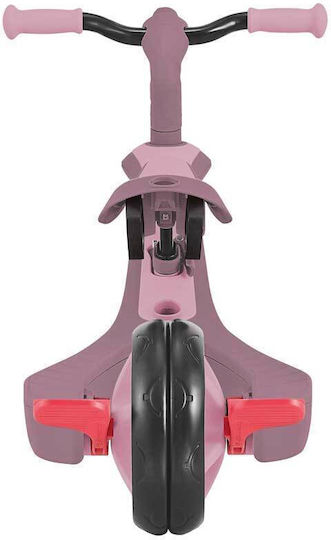 Globber Explorer Trike Ecologic Превозно Средство с Ръкохватка за Родител 4 в 1 за 18 Месеца Berry