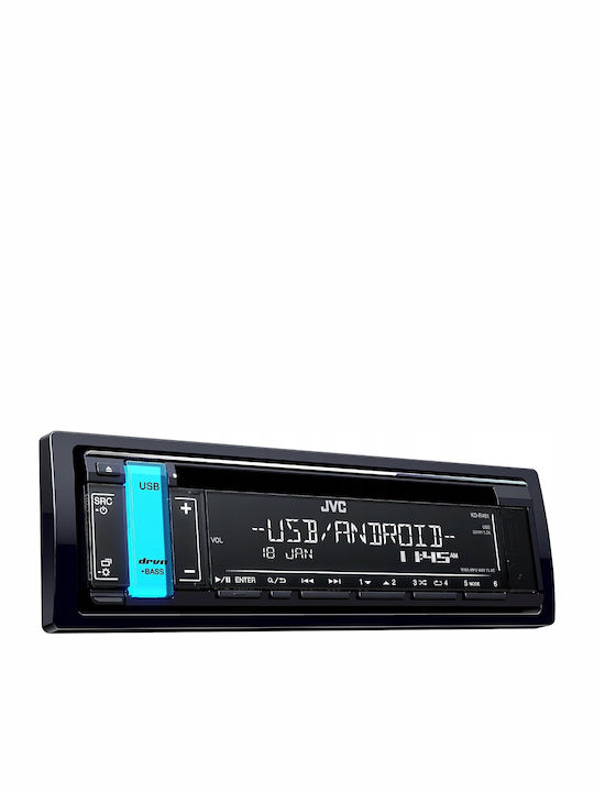 JVC Ηχοσύστημα Αυτοκινήτου 1DIN (Bluetooth/USB) με Αποσπώμενη Πρόσοψη