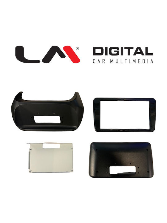 LM Digital Sistem Audio Auto pentru Peugeot Bipper Fiat Fiorino Citroen Nemo 2007-2021 (Bluetooth/USB/WiFi/GPS/Apple-Carplay/Android-Auto)