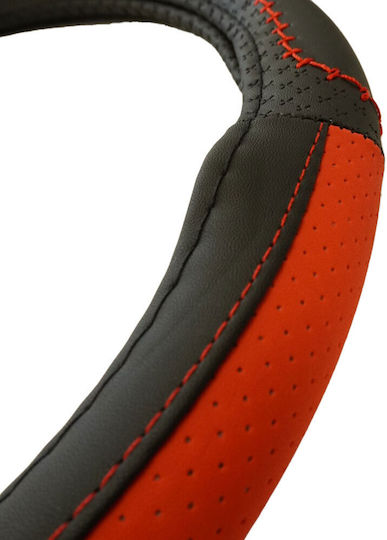 Eco Leder Lenkradabdeckung Rot 37-39 Cm Regenschirm