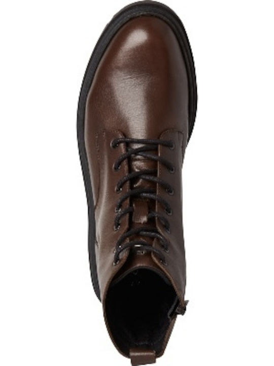 Leather Brown Men's Boots