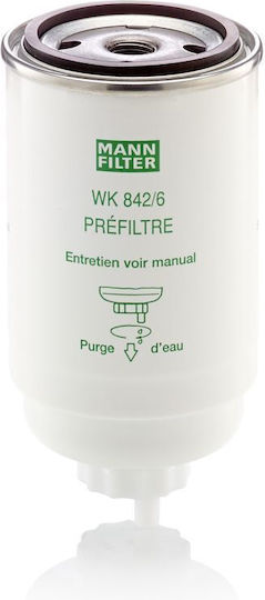 Mann Filter Φίλτρο Πετρελαίου Αυτοκινήτου για Claas / John Deere WK842/6